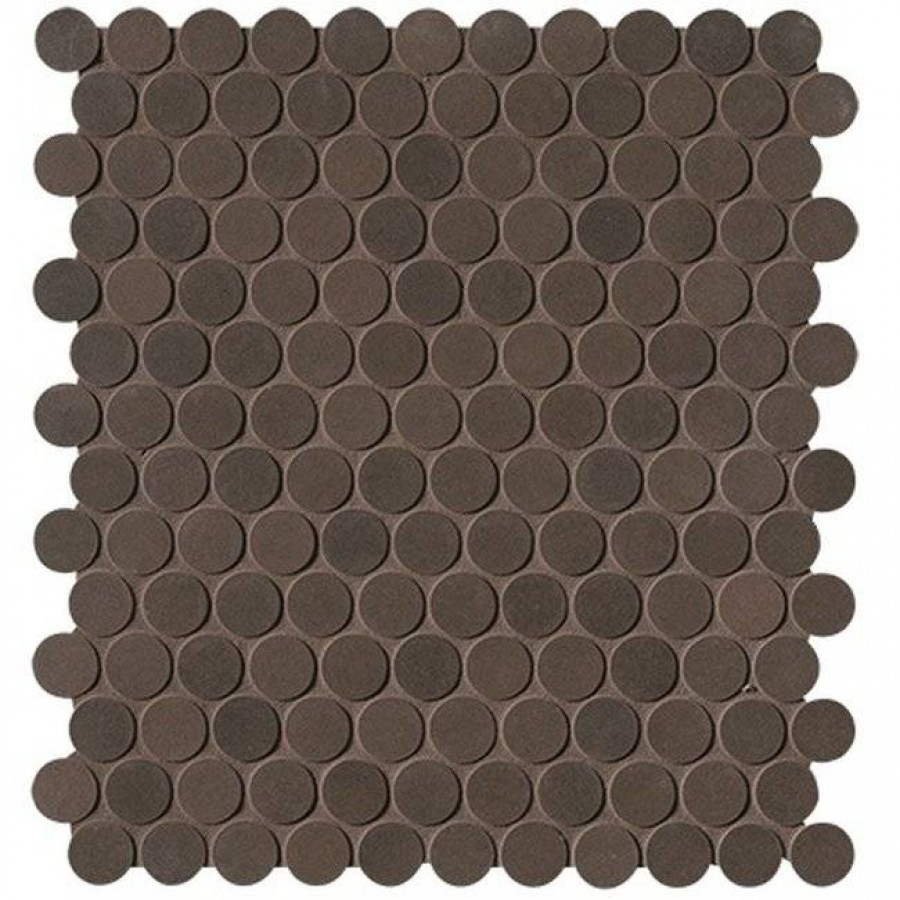 Мозаика 33x30 9мм Milano&Floor fNSW Corten Round Mos. Matt матовая коричневый FAP Ceramiche