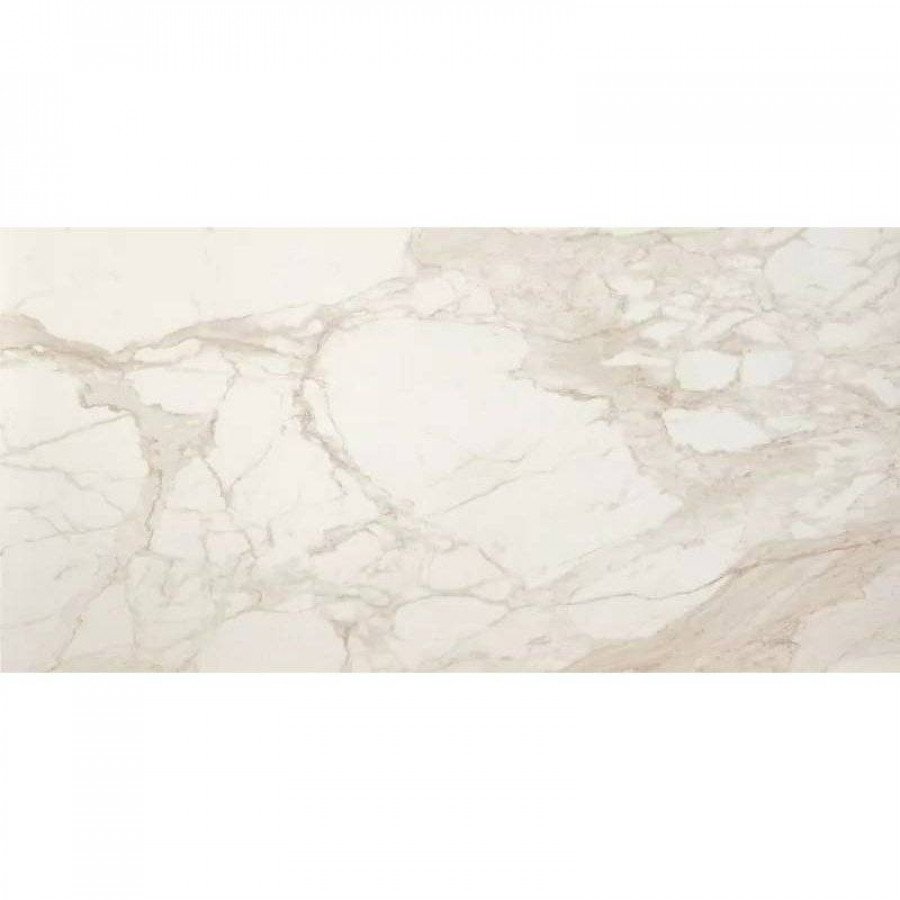 Керамогранит 160x80 9мм Roma Diamond fPV9 Calacatta Brillante Rt полированная белый FAP Ceramiche