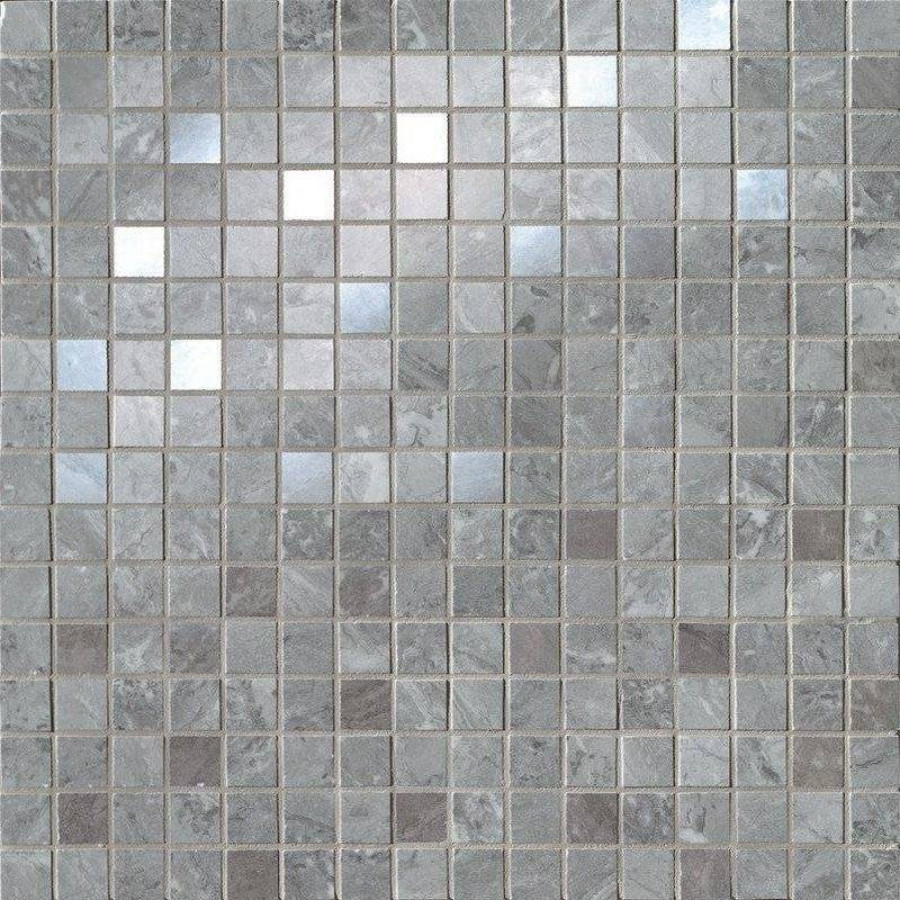 Мозаика 31x31 9мм Roma Classic Fny6 Grigio Sup. Brillante Mosaico глянцевая серый FAP Ceramiche