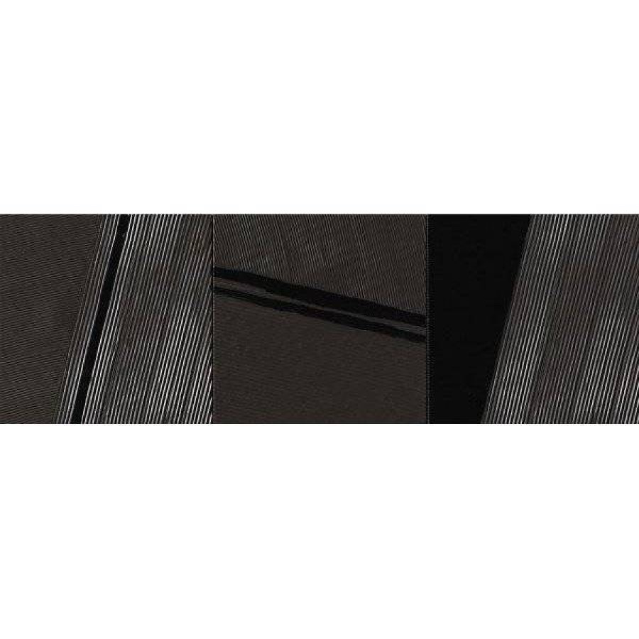 Керамическая плитка 75x25 9мм Mat&More f0XW Metal Brown Inserto Mix 3 матовая коричневый FAP Ceramiche