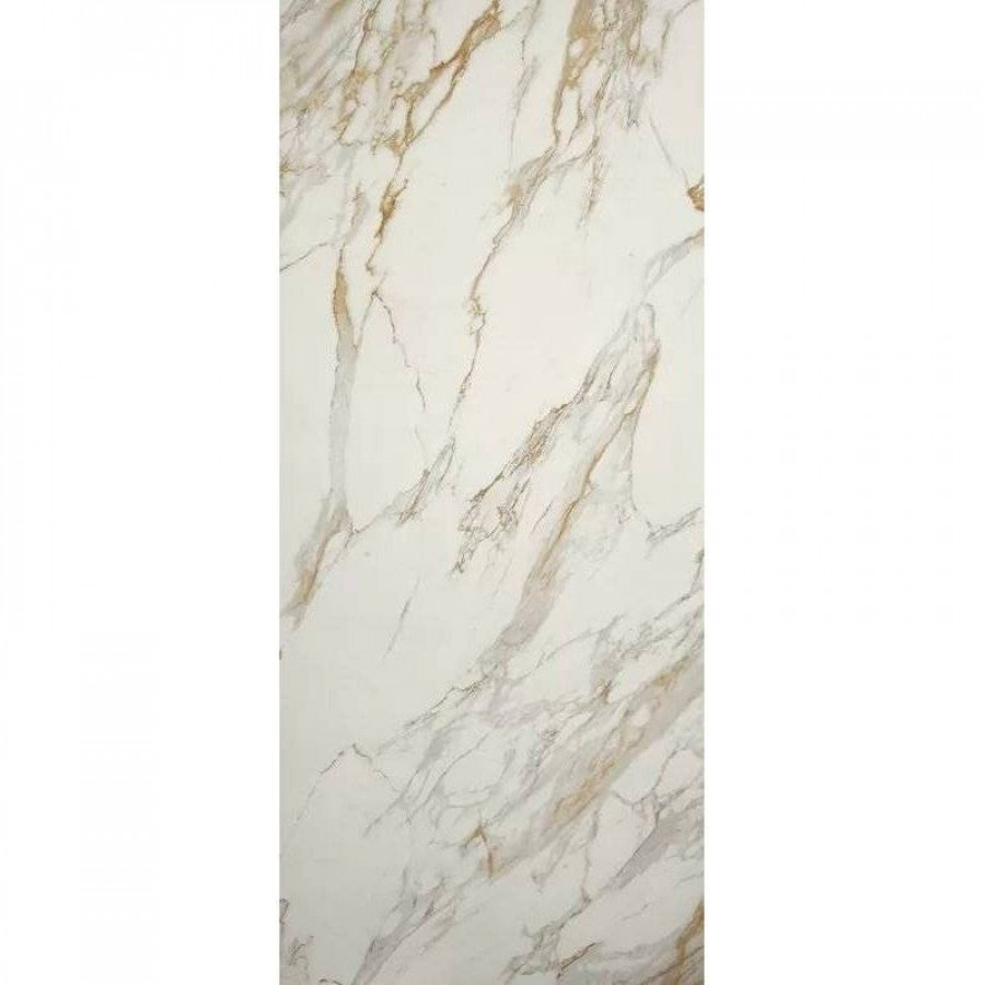Керамогранит 278x120 6мм Roma Gold fPZO Calacatta Oro Brillante полированная белый FAP Ceramiche