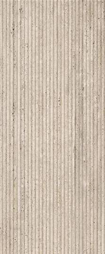 Керамическая плитка 120x50 9мм Materia Classica fTP0 Groove Beige Matt матовая бежевый FAP Ceramiche