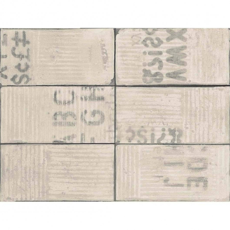 Керамогранит 41x8 9.5мм Urban Avenue UA241D Graffiti Off White Nat матовая бежевый Fioranese