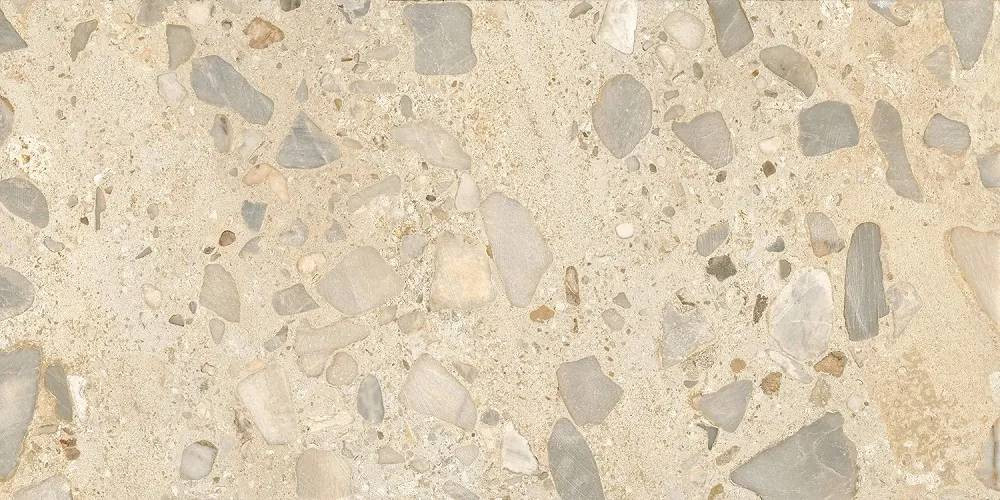 Керамогранит 121x60 9мм I Ciottoli LMS622L Sassi Beige Levigato-Matt матовая бежевый Fioranese