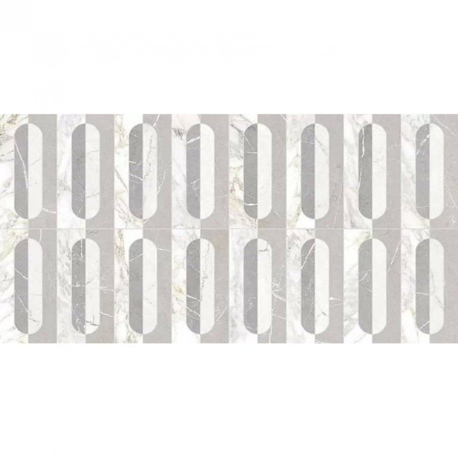 Керамогранит 120x60 8.5мм Supreme Memories PF60016378 Sequence Cold Lux 3D Ret глянцевая серый Flaviker