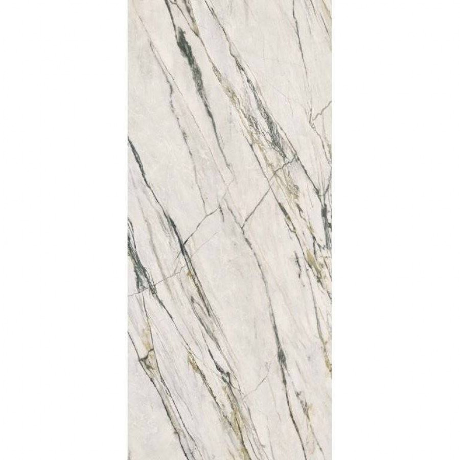 Керамогранит 280x120 6мм Supreme Treasure 0008836 Calacatta Emerald Lux Ret глянцевая белый Flaviker