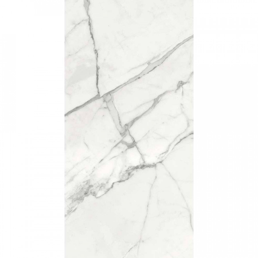 Керамогранит 240x120 6.5мм Infinito INF243 Marbletech Calacatta Glossy глянцевая серый Fondovalle