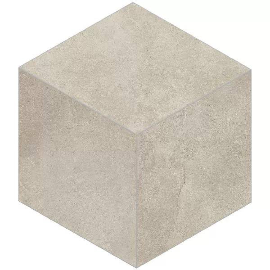 Мозаика 29x25 10мм Magmas 69378 Mosaic/MM00_NS/29x25x10/Cube неполированный матовая бежевый Ametis by Estima