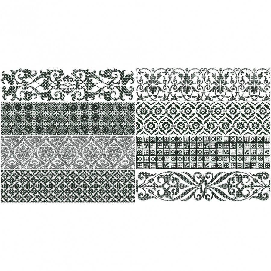 Керамогранит 33x8 8мм Bricktrend Deco White матовая белый Gaya fores