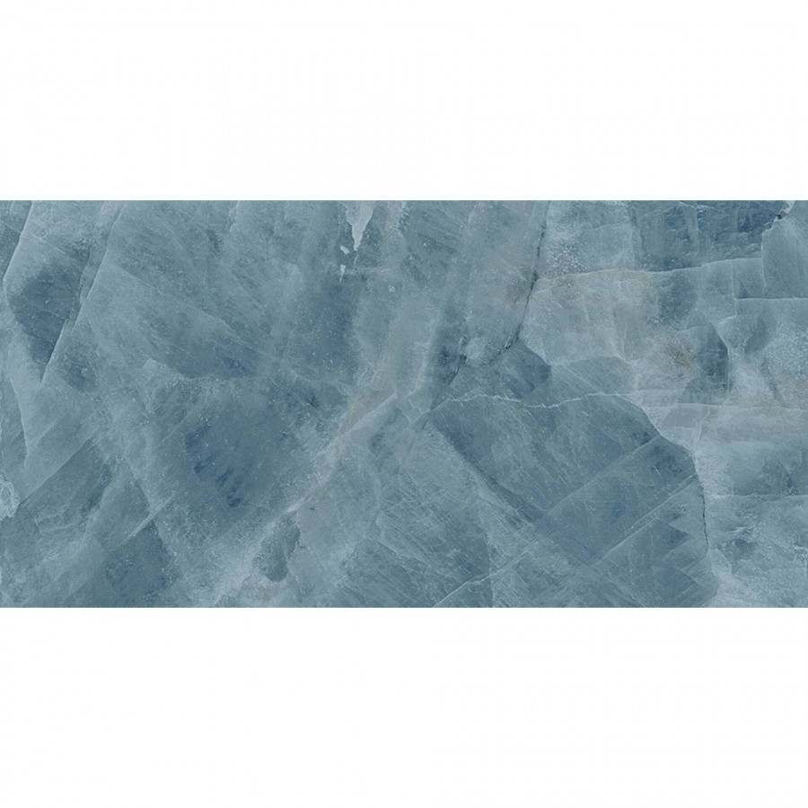 Керамогранит 120x60 10.5мм Frozen Blue полированная синий Geotiles