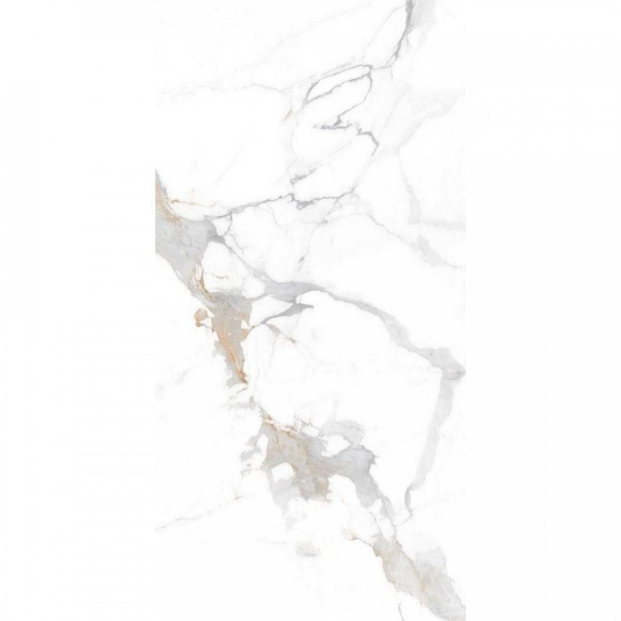 Керамогранит 120x60 8.5мм Calacatta Imperial GT120606103PR Белый полированная белый Global Tile