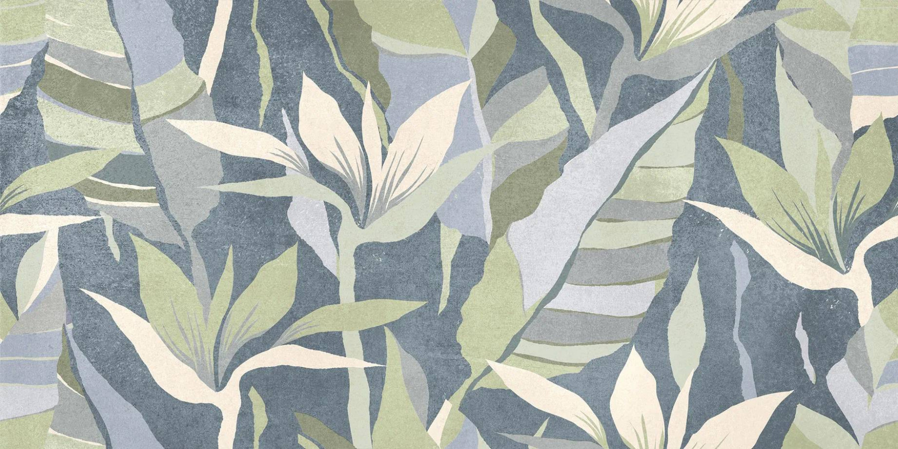 Керамическая плитка 60x30 9мм Dominica GT244VG Синий тропики матовая синий Global Tile