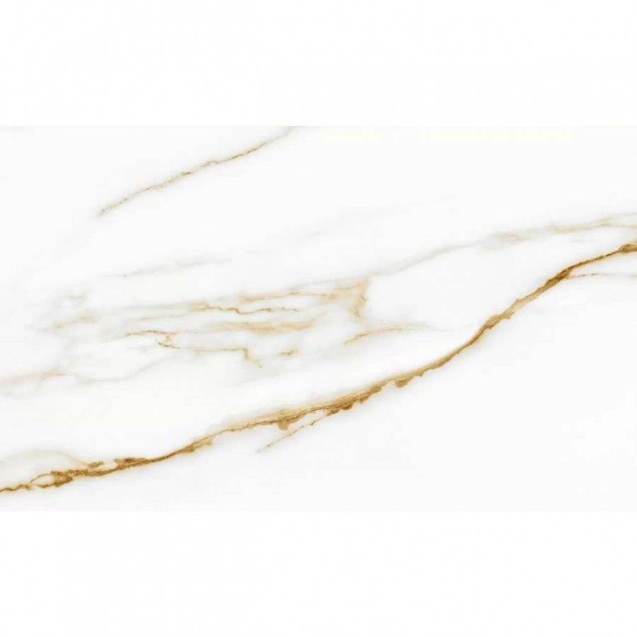 Керамическая плитка 50x30 9мм Marmaris 010100001394 White 01 глянцевая белый Gracia Ceramica