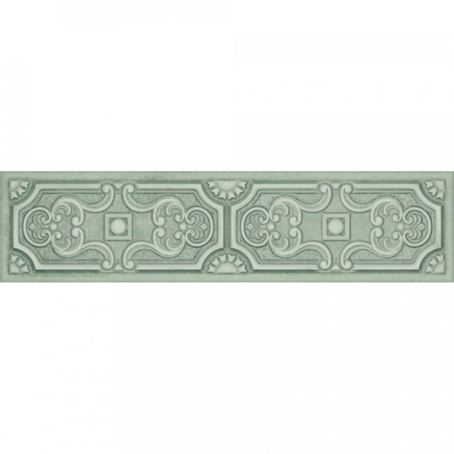 Керамическая плитка 30x7 8.5мм Uptown Green Toki матовая зеленый Aparici