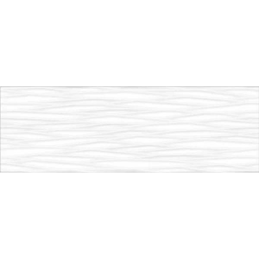 Керамическая плитка 90x30 10.3мм Satin White Coastal матовая белый Gravita