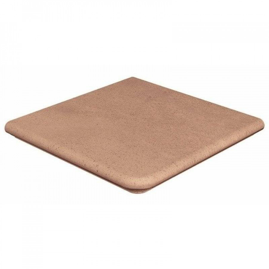 Ступень 33x33 8мм Urban 904288 Угловая Esquina Redonda Marron матовая бежевый Gres de Aragon