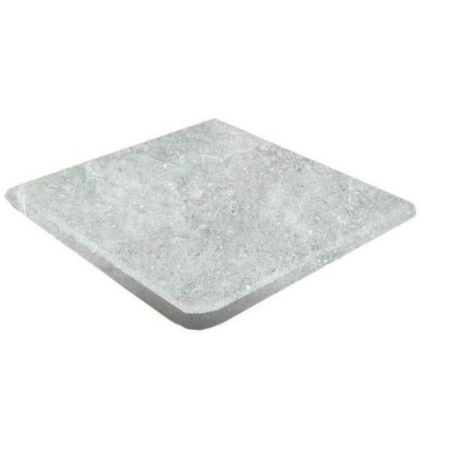 Ступень 33x33 14мм Petra Anti-Slip Gris Round матовая серый Gres de Aragon