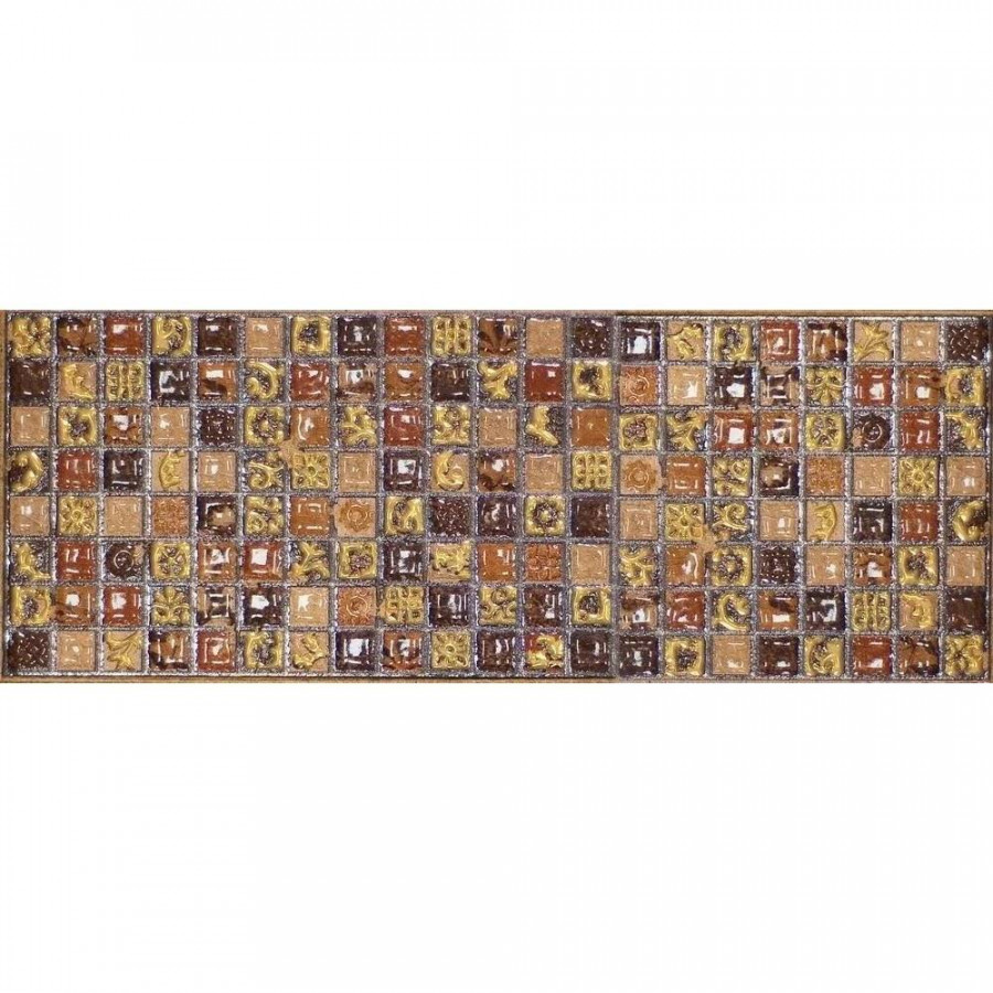 Подступенок 33x12 10мм Декоры Tabica Mytho Geo Tierra матовая многоцветный Gres de Aragon