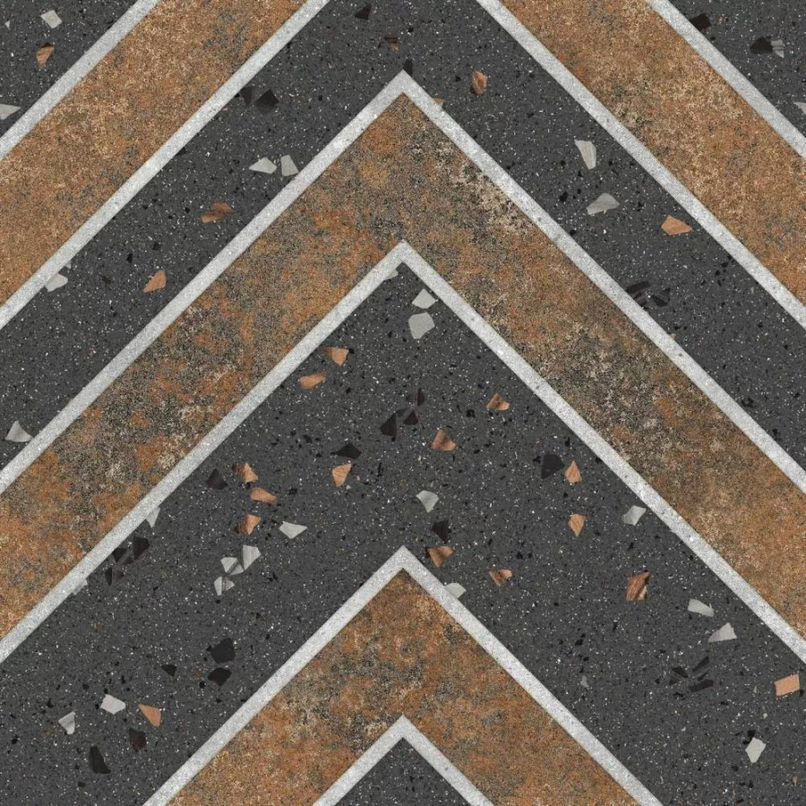 Керамогранит 40x40 12мм Artstone Infinia Collection Arc Orsa Cobalt Matt матовая серый Gresant