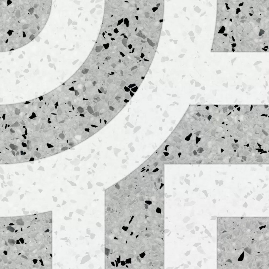 Керамогранит 40x40 12мм Artstone Infinia Collection Spin Tropic Pearl Matt матовая серый Gresant