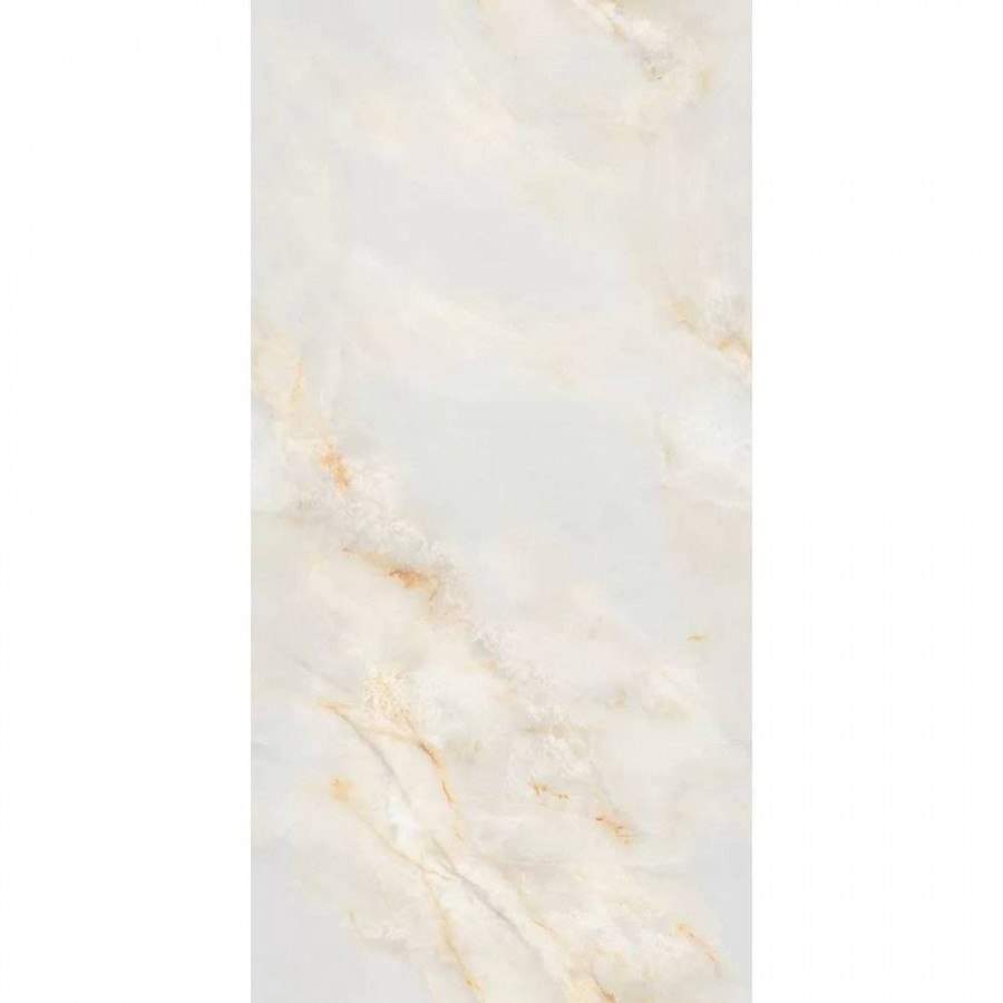 Керамогранит 120x60 9мм Salva Onyx Pearl Infinia Polished глянцевая белый Gresant