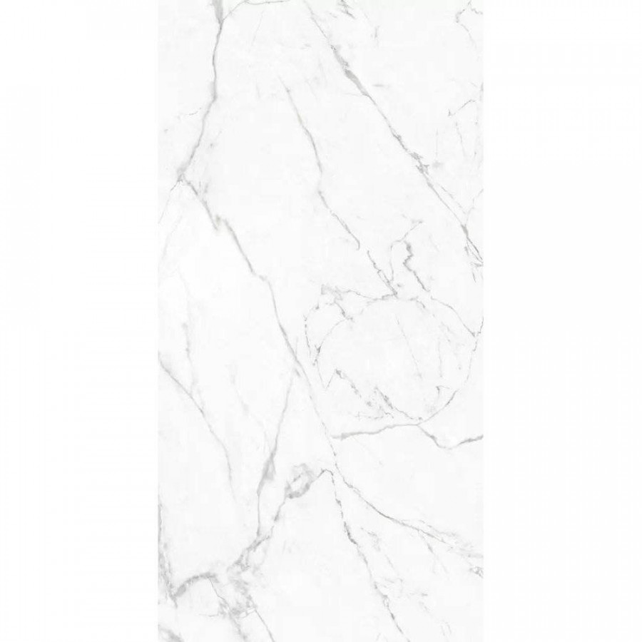 Керамогранит 120x60 9мм Statuario Fine Carving R матовая белый Gresant