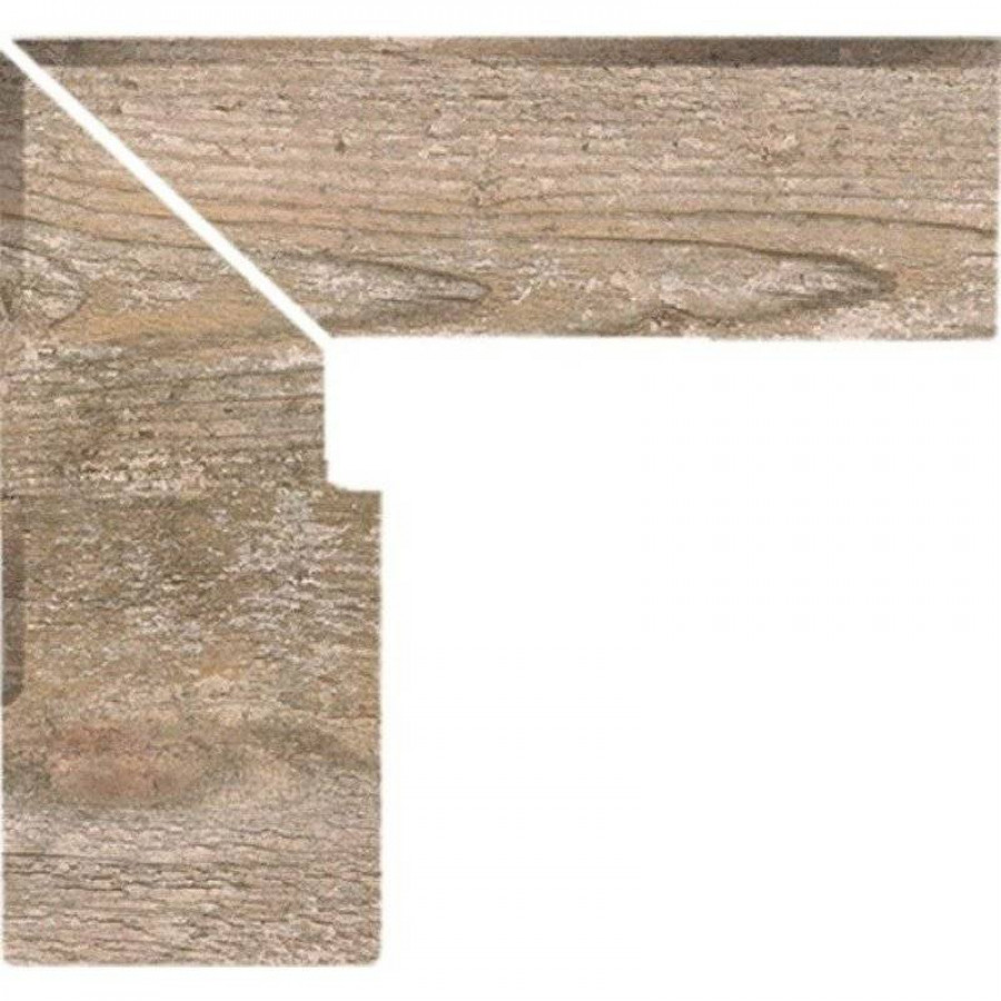 Плинтус клинкерная плитка 31x27 11мм Volga VO-153382 Zanquin Recto Evo Izquierdo Левый матовая бежевый Gresmanc