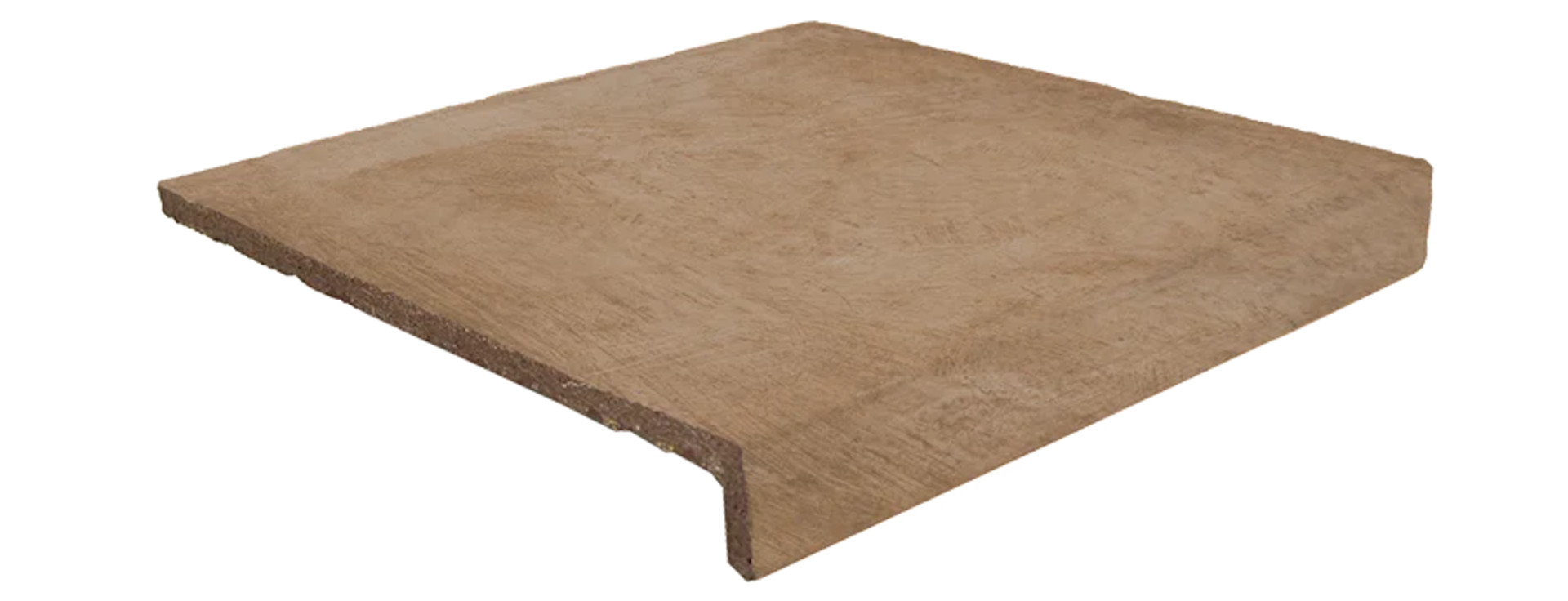 Ступень клинкерная плитка 32x31 40мм Jordania Peldano Recto Soft матовая коричневый Gresmanc