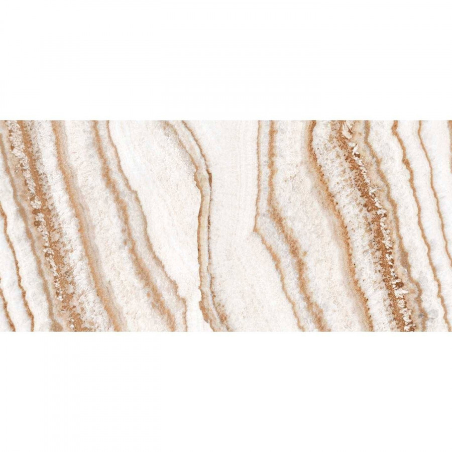 Керамогранит 260x120 5.6мм Coverlam 78IPP8B Imperial Ambar Infinity B Pulido глянцевая белый Grespania