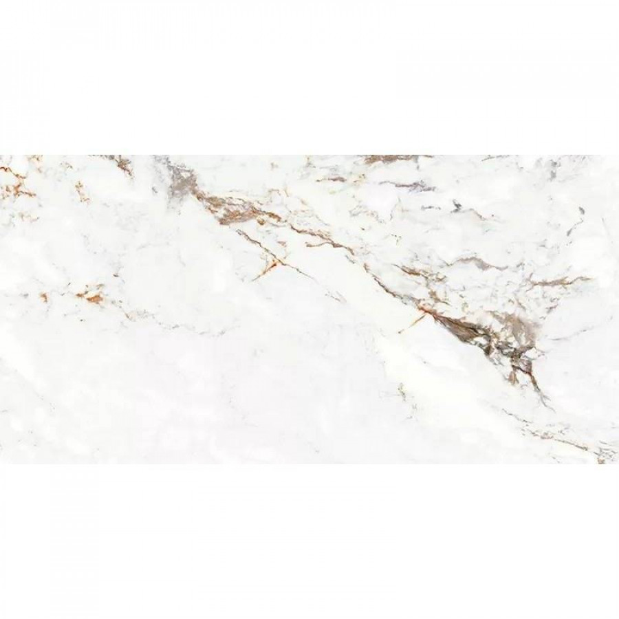 Керамогранит 120x60 5.6мм Coverlam 80C144P Capraia Pul. глянцевая белый Grespania