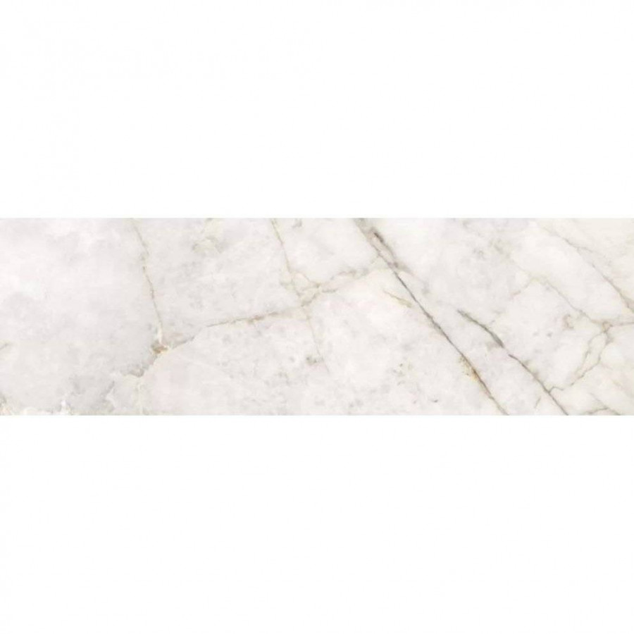 Керамическая плитка 100x32 8мм Marmorea 95MD801 Cuarzo Reno Blanco глянцевая бежевый Grespania