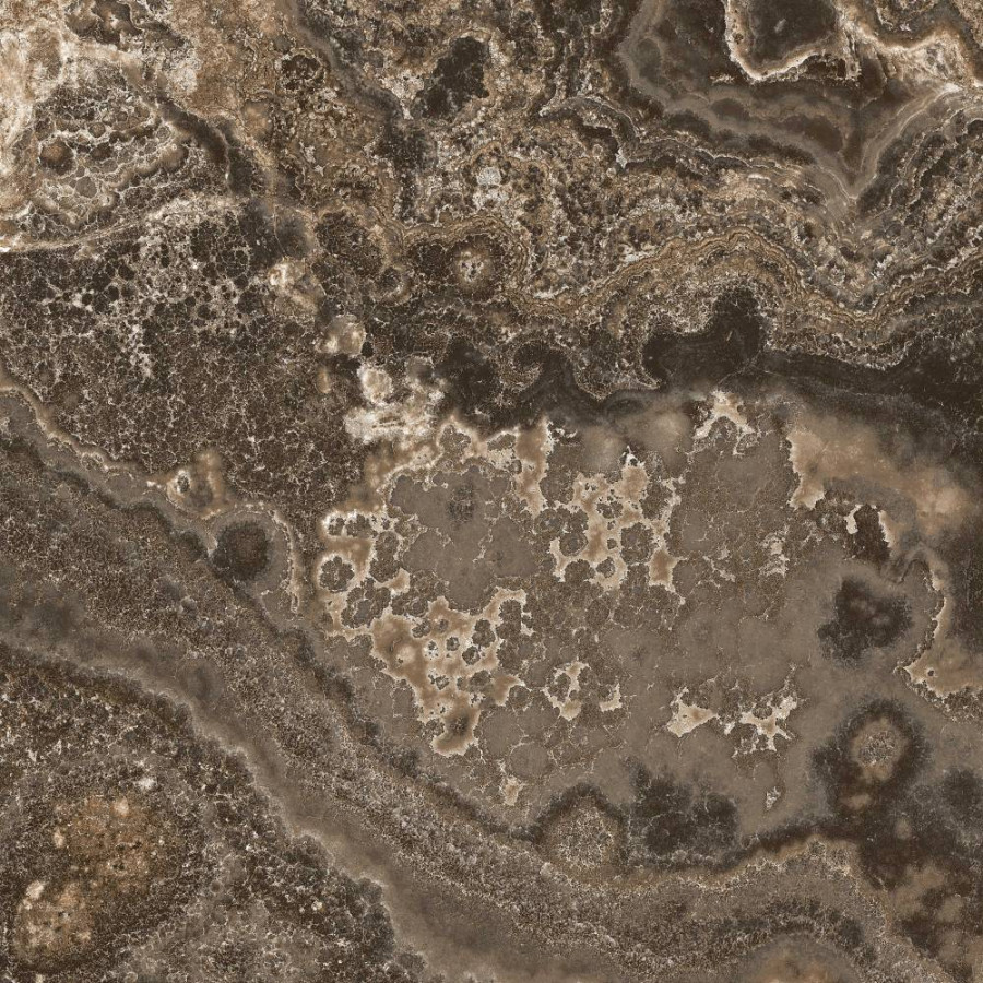 Керамогранит 119x119 10мм Izmir 36IZ20P Marron Pul. полированная коричневый Grespania