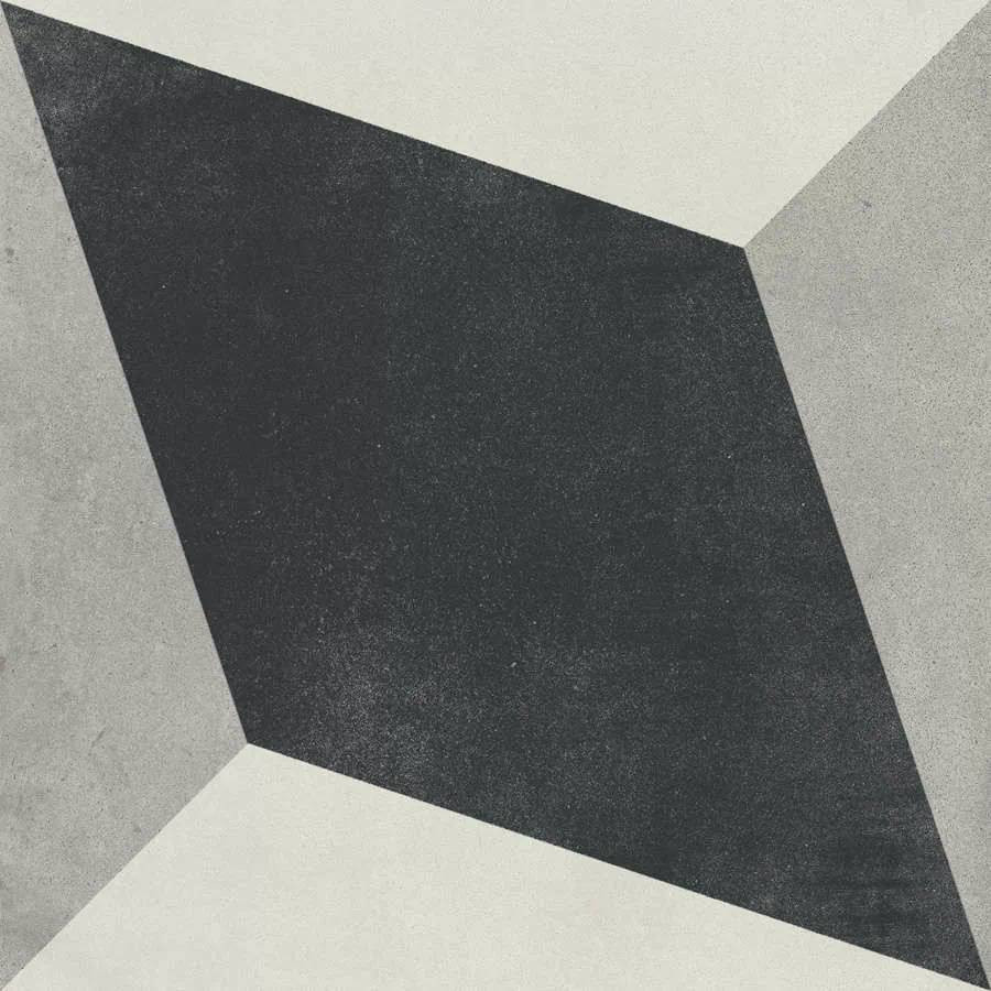 Керамогранит 22x22 9мм Cuban Block R10 матовая серый Harmony