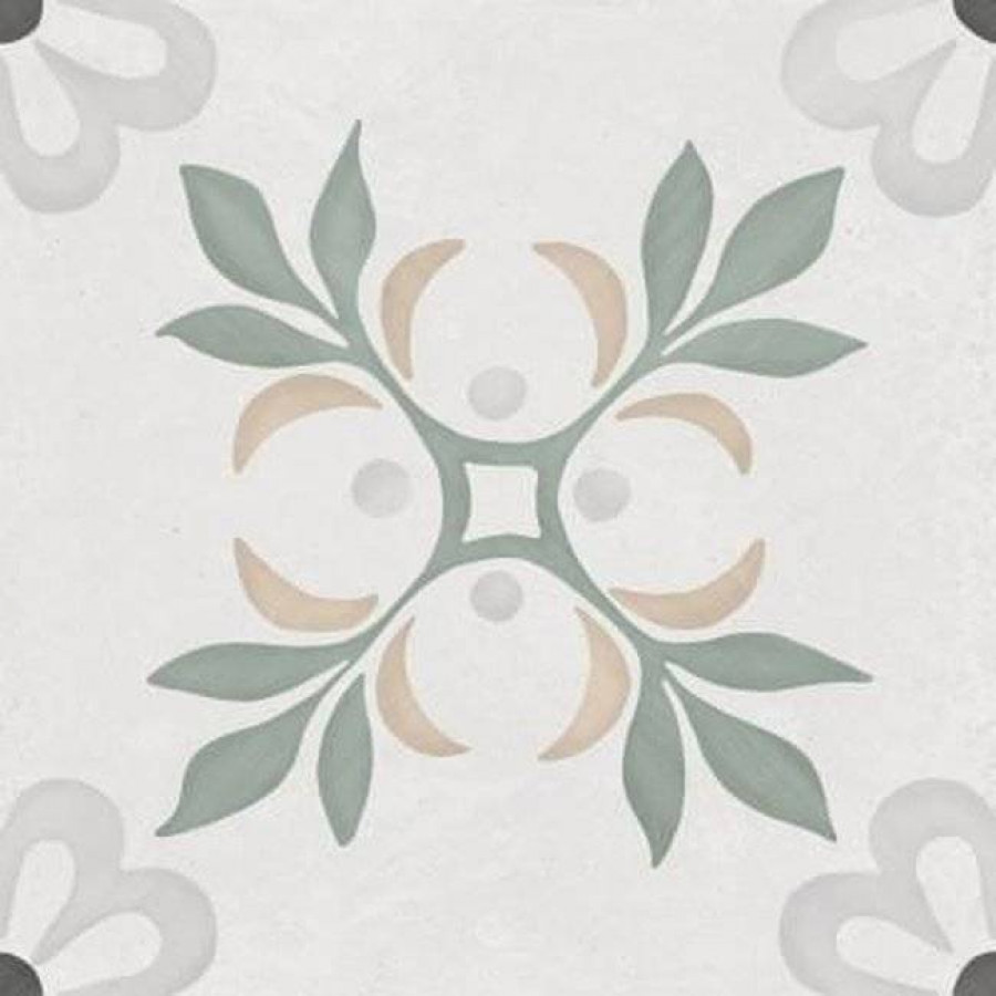 Керамогранит 22x22 9мм Sirocco Green Garden R10 матовая серый Harmony