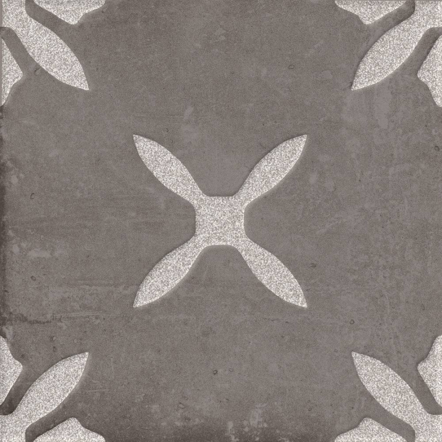 Керамогранит 22x22 9мм Pangea 40457 Chocolate Flower LT глянцевая коричневый Harmony