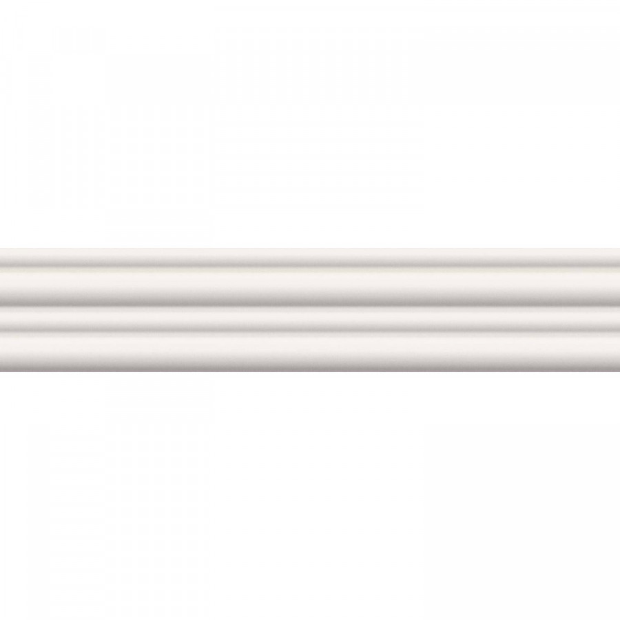 Керамическая плитка 25x5 12мм Rainbow 41735 White матовая белый Harmony