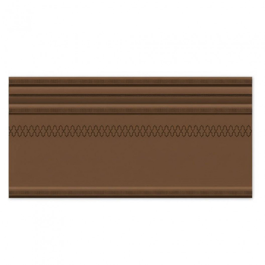 Плинтус 30x15 9мм Garden Zocalo Classic Marron глянцевая коричневый Heralgi
