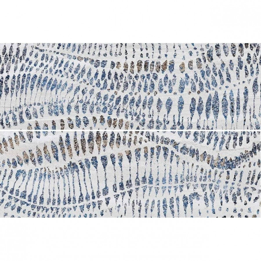 Панно 90x60 10.6мм Strata Decor Light Rect (к-т 2 шт) матовая серый Ibero