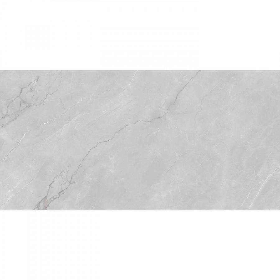 Керамогранит 120x60 9мм Astonia Silver Glossy Line глянцевая серый Infinity Ceramica