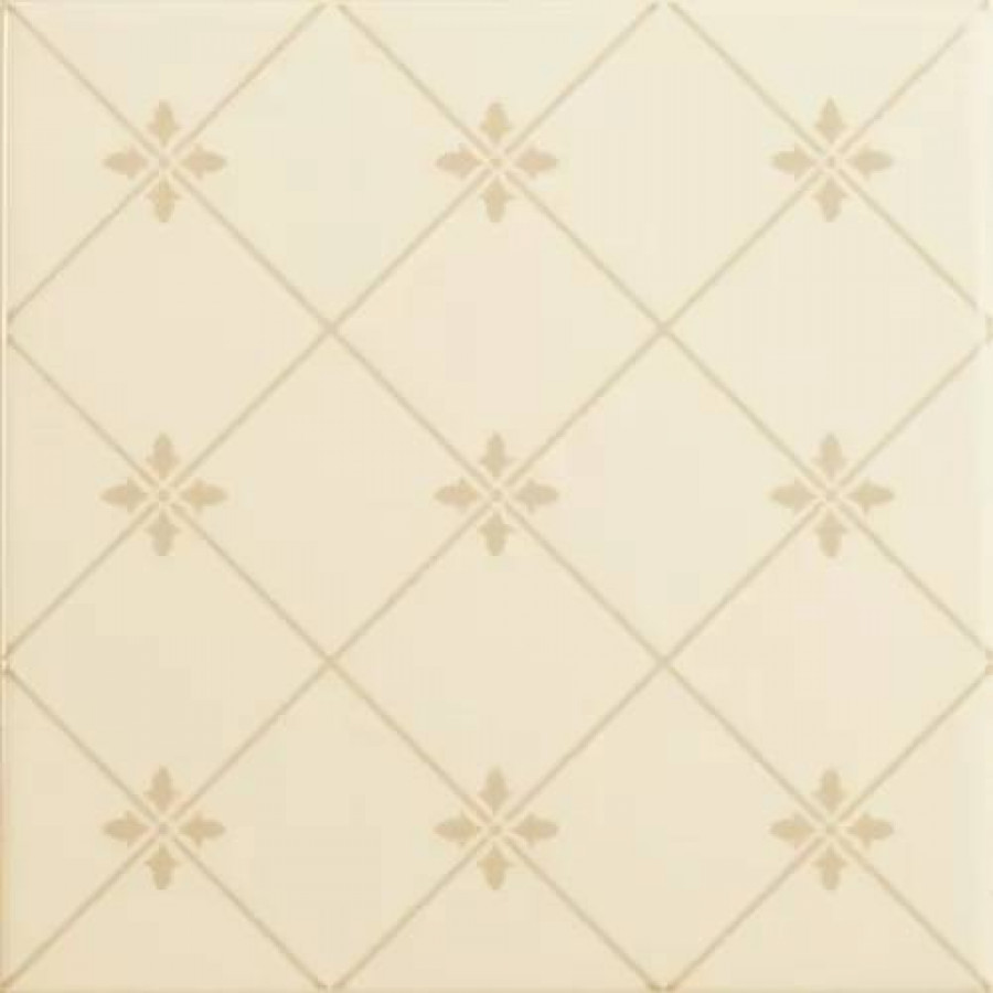 Керамическая плитка 20x20 8мм Noblesse S001221 Delis Marfil глянцевая бежевый Ape Ceramica