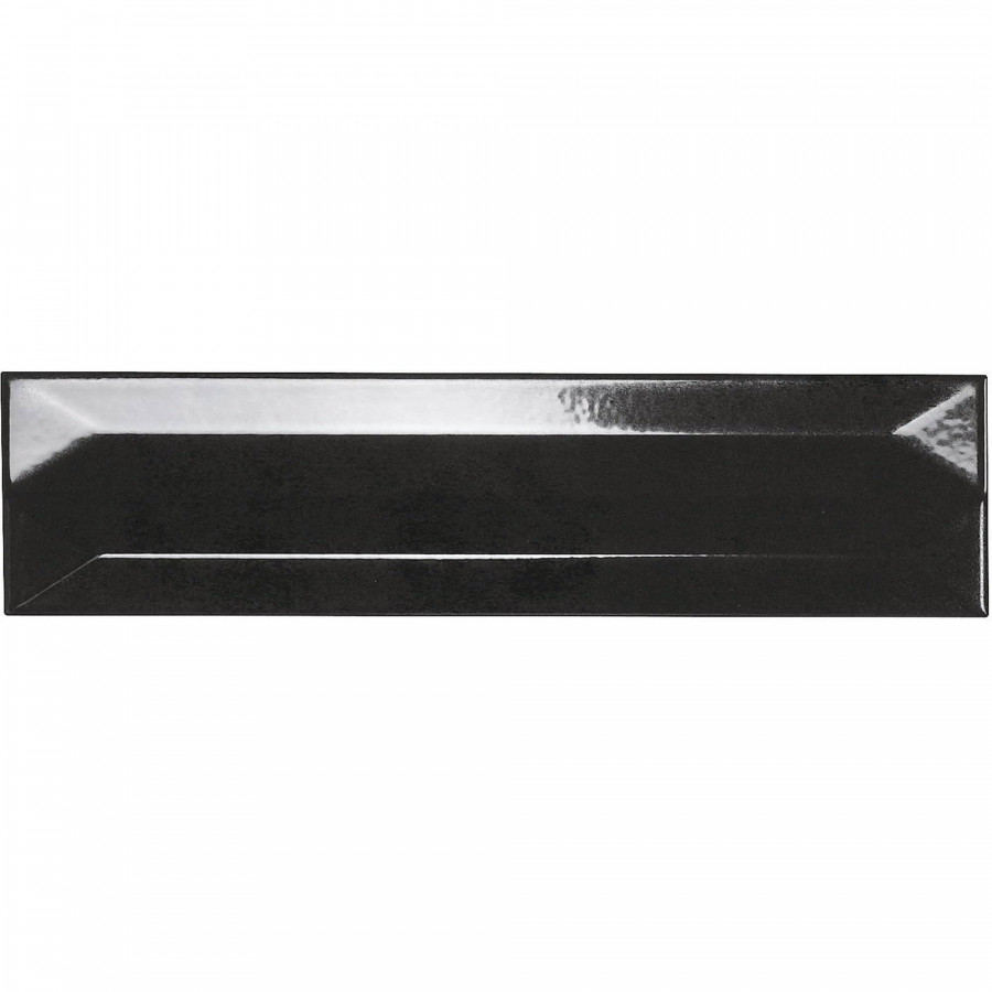 Керамическая плитка 30x8 12.3мм Reality A036324 Refraction Night глянцевая черный Ape Ceramica