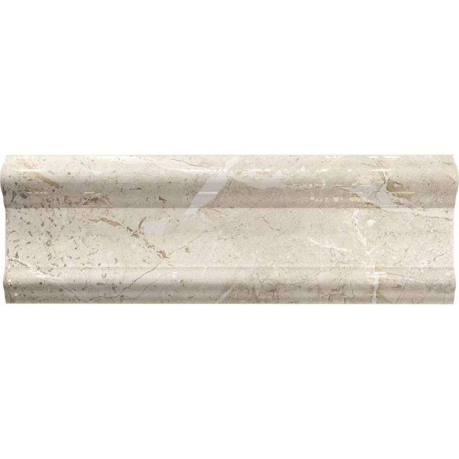 Бордюр 30x10 19.3мм Augustus A040275 Cenefa Cream матовая бежевый Ape Ceramica