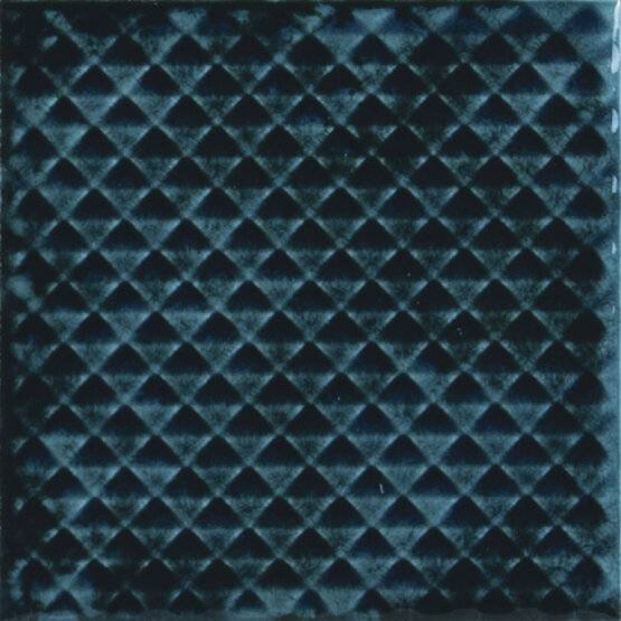 Керамическая плитка 10x10 8.2мм Genuine A041649 Mimosa Zafire полированная синий Ape Ceramica