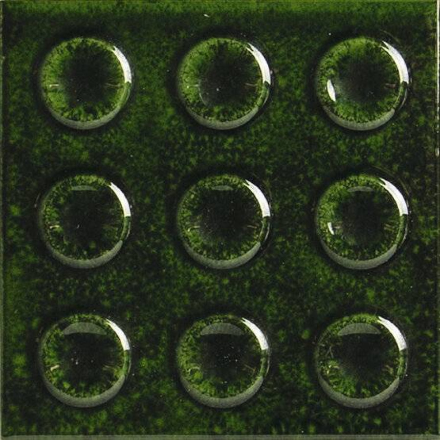 Керамическая плитка 10x10 9.1мм Genuine A041653 Acrux Emerald глянцевая зеленый Ape Ceramica