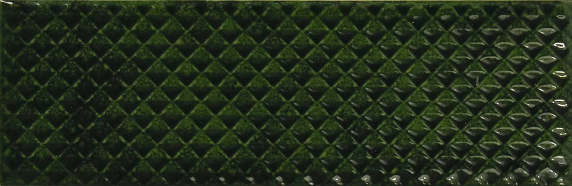 Керамическая плитка 20x7 8.2мм Genuine A041663 Mimosa Emerald глянцевая зеленый Ape Ceramica