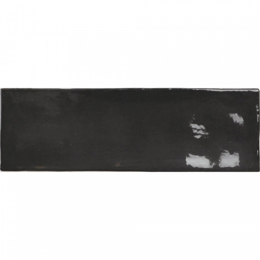 Керамическая плитка 20x7 8.5мм Seville A039210 Black глянцевая черный Ape Ceramica