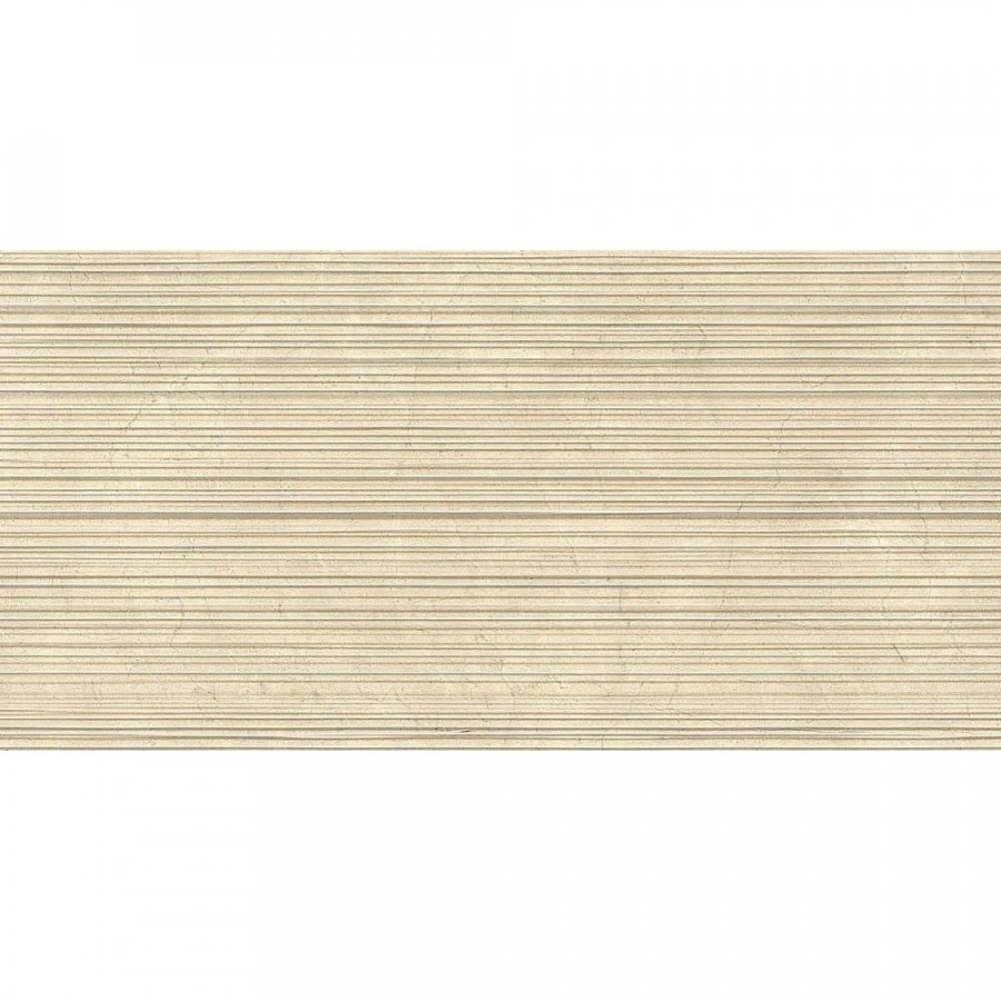 Керамогранит 120x60 9мм Calcis CL02BAS Crema Stripe SQ. матовая бежевый Italgraniti