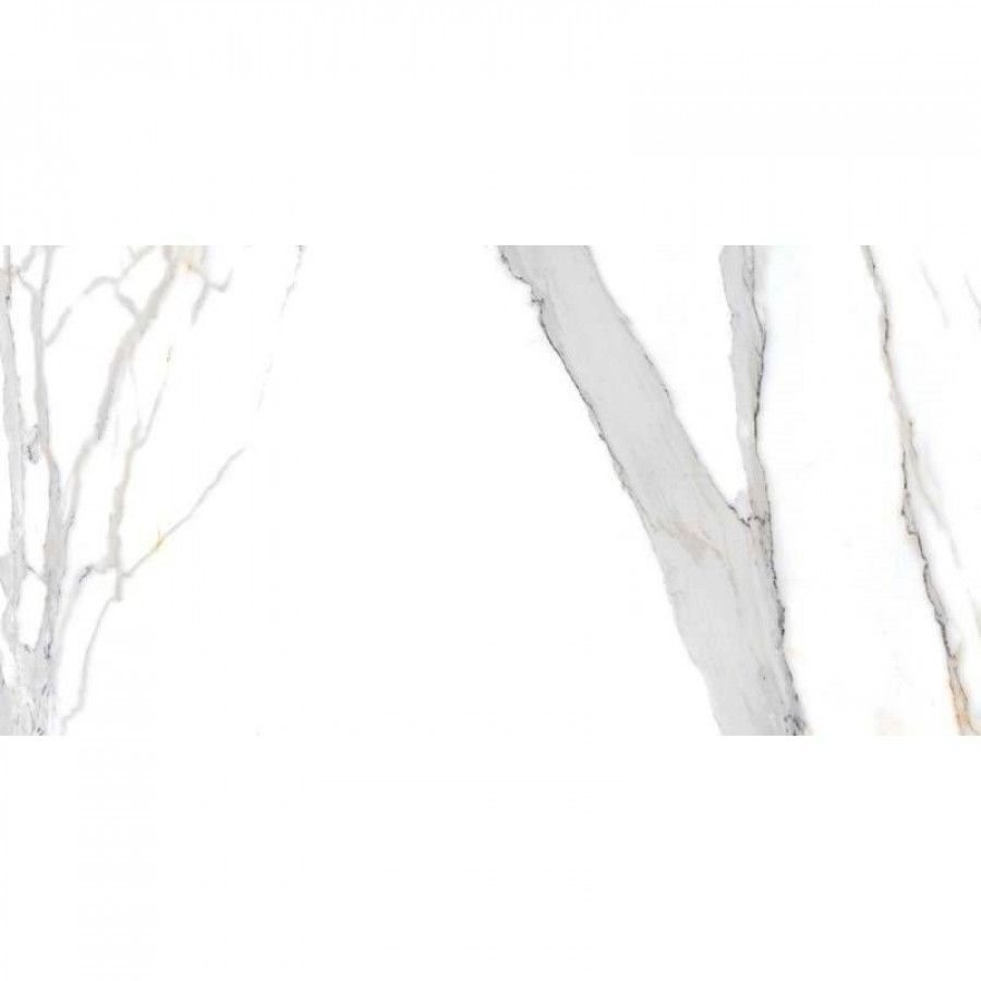 Керамогранит 120x60 9мм Aira Polished White полированная белый Italica