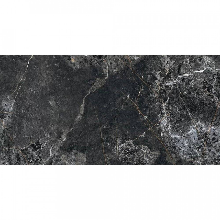 Керамогранит 120x60 9мм Galaxy ITL70746 Glamour полированная черный Italica