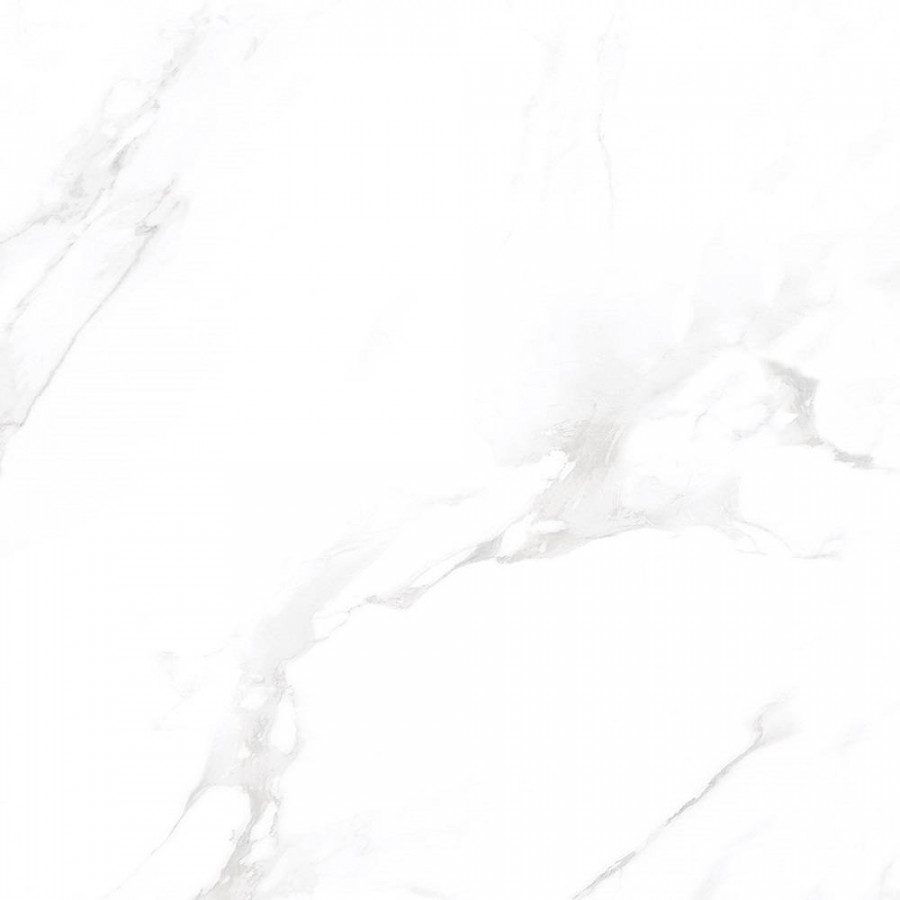 Керамогранит 80x80 8мм Smoke ITL82932 White Polished глянцевая белый Italica